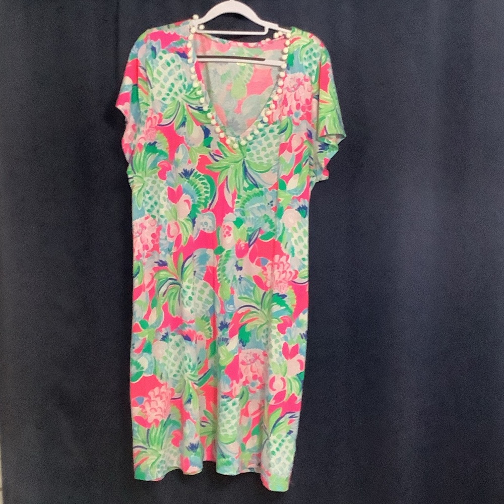 Lilly Pulitzer Pink & Green Dress